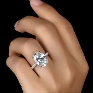 925 Sterling Silver Diamond Ring